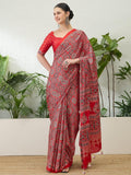Modal Raani Printed Saree | EZB GF02 LUX 16006 - EZBER