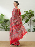 Modal Raani Printed Saree | EZB GF02 LUX 16006 - EZBER