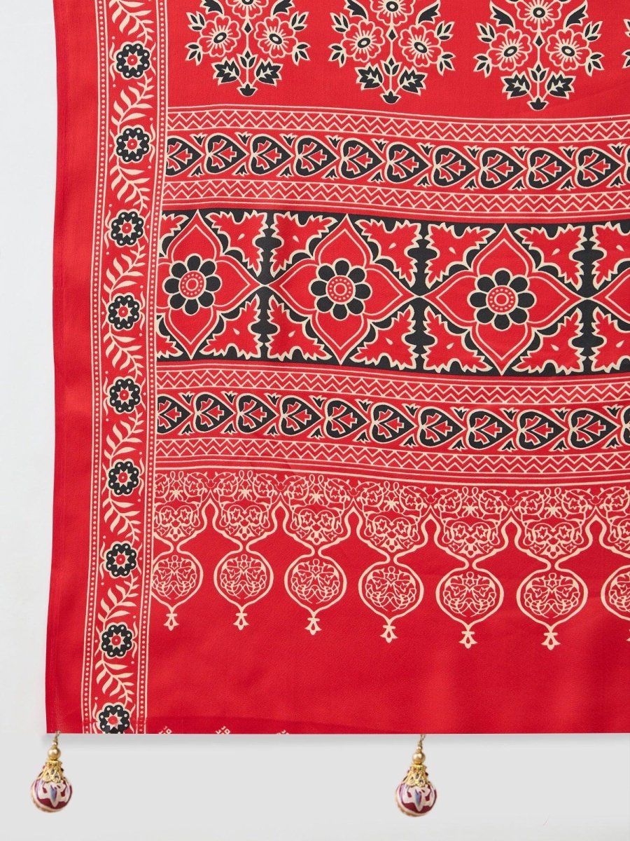 Modal Raani Printed Saree | EZB GF02 LUX 16006 - EZBER