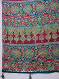 Modal Teal Printed Saree | EZB GF02 LUX 22001 - EZBER