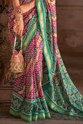 Multicolour Patola Saree - EZBER
