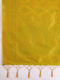 Mustard Kanjivaram Silk Blend Brocade Saree | EZB SI04 SUPRS1001 - EZBER