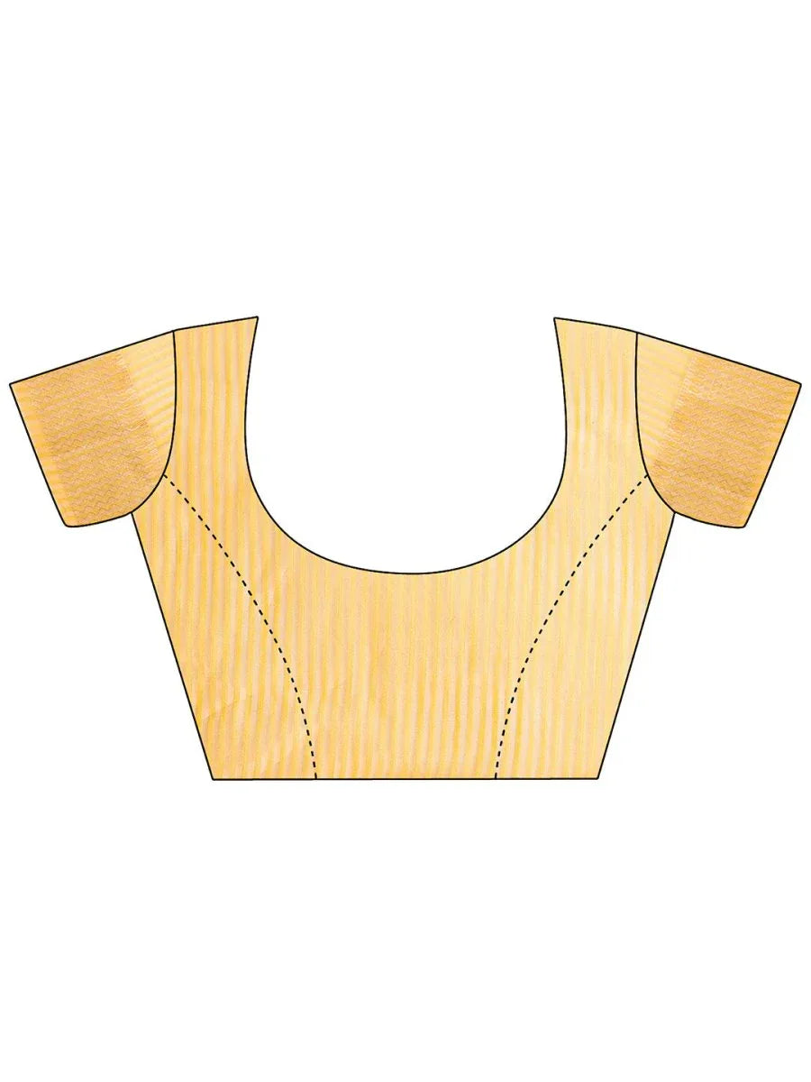 Mustrad Organza Saree With Blouse Piece - EZBER