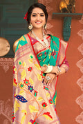 Ocean Green Paithani Saree - EZBER