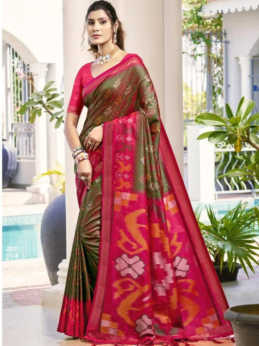 olive-green-poorvika-silk-vol-1-pochampalli-silk-saree-with-blouse-piece-6452927_fae9806d-45db-4e9e-8ce1-af92e99d31a7 - EZBER