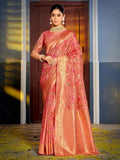 peach-banarasi-silk-saree-with-blouse-piece-6047877_03641450-63f6-45dc-b3ef-c09fa0e1c8d7 - EZBER