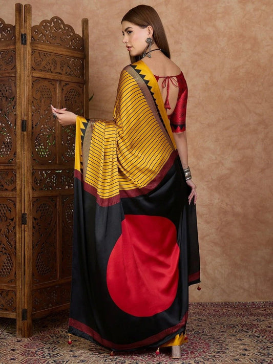 Pink Semi Modal Saree | EZB GF02 LUX 25005 - EZBER