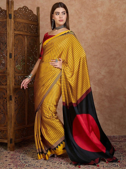 Pink Semi Modal Saree | EZB GF02 LUX 25005 - EZBER
