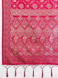 Pink Silk Blend Handloom Saree | EZB SI04 SURJW2006 - EZBER