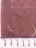 Purple Kanjivaram Silk Blend Brocade Saree | EZB SI04 SUPRS1004 - EZBER