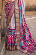 Purple Patola Saree - EZBER