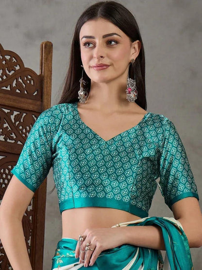Rama Semi Modal Saree | EZB GF02 LUX 11003 - EZBER