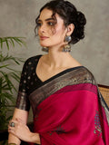 Red Semi Modal Saree | EZB GF02 LUX 20002