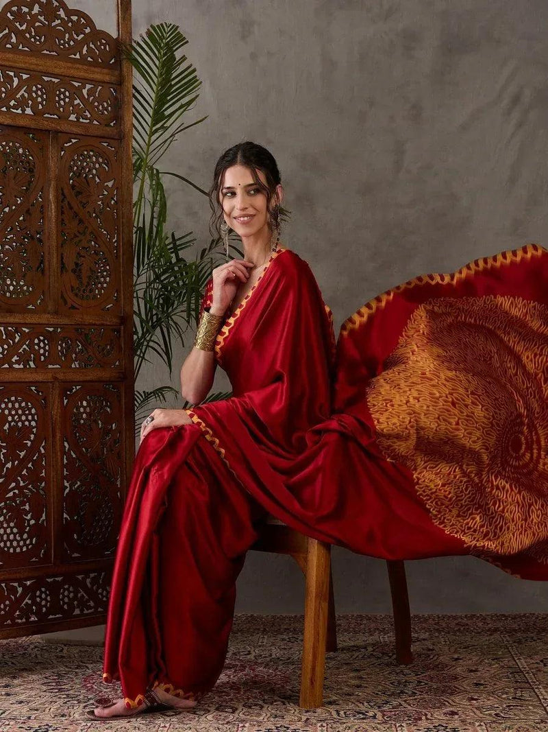 red-semi-modal-saree-with-blouse-piece-6015952_7d291006-7f66-43f3-88ae-02eec23667b5 - EZBER