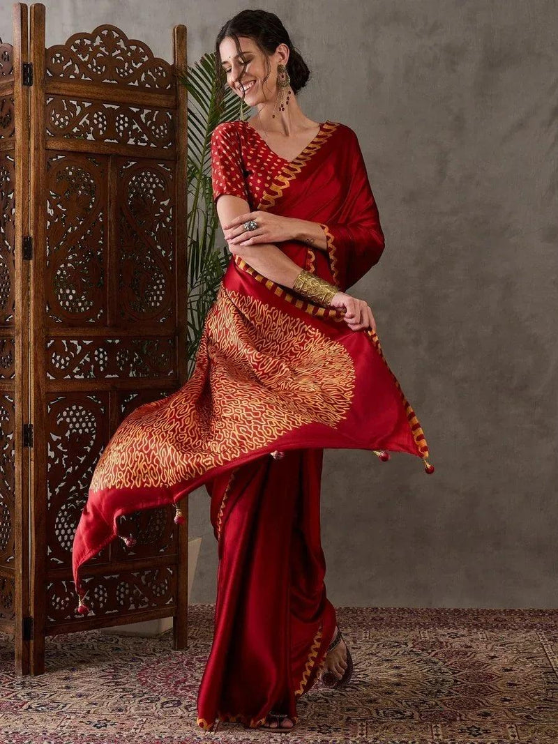 red-semi-modal-saree-with-blouse-piece-9805458_58c58937-696a-48ad-87ea-276c30ec3380 - EZBER