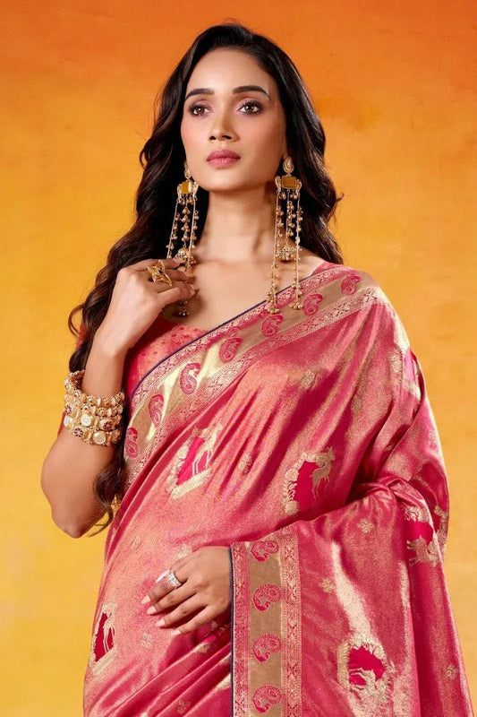 satin-tissue-woven-design-jacquard-work-handloom-saree-74156