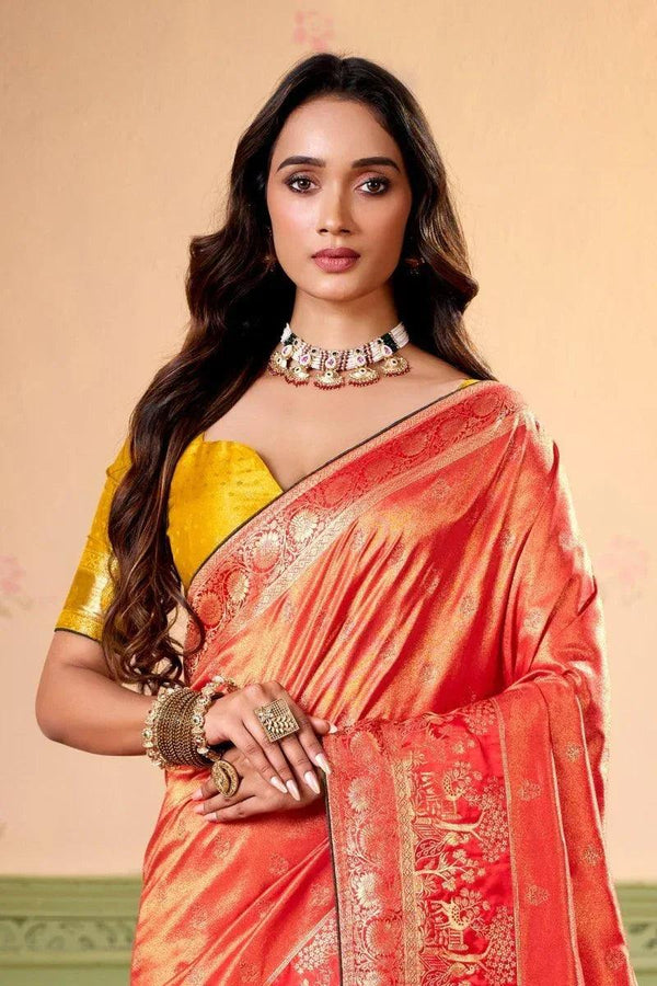 satin-tissue-woven-design-jacquard-work-saree-88877