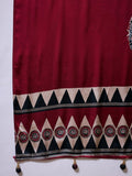 Semi Modal Black Printed Saree | EZB GF02 LUX 14002 - EZBER