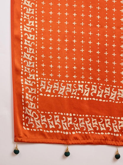 Semi Modal Green Printed Saree | EZB GF02 LUX 28001 - EZBER