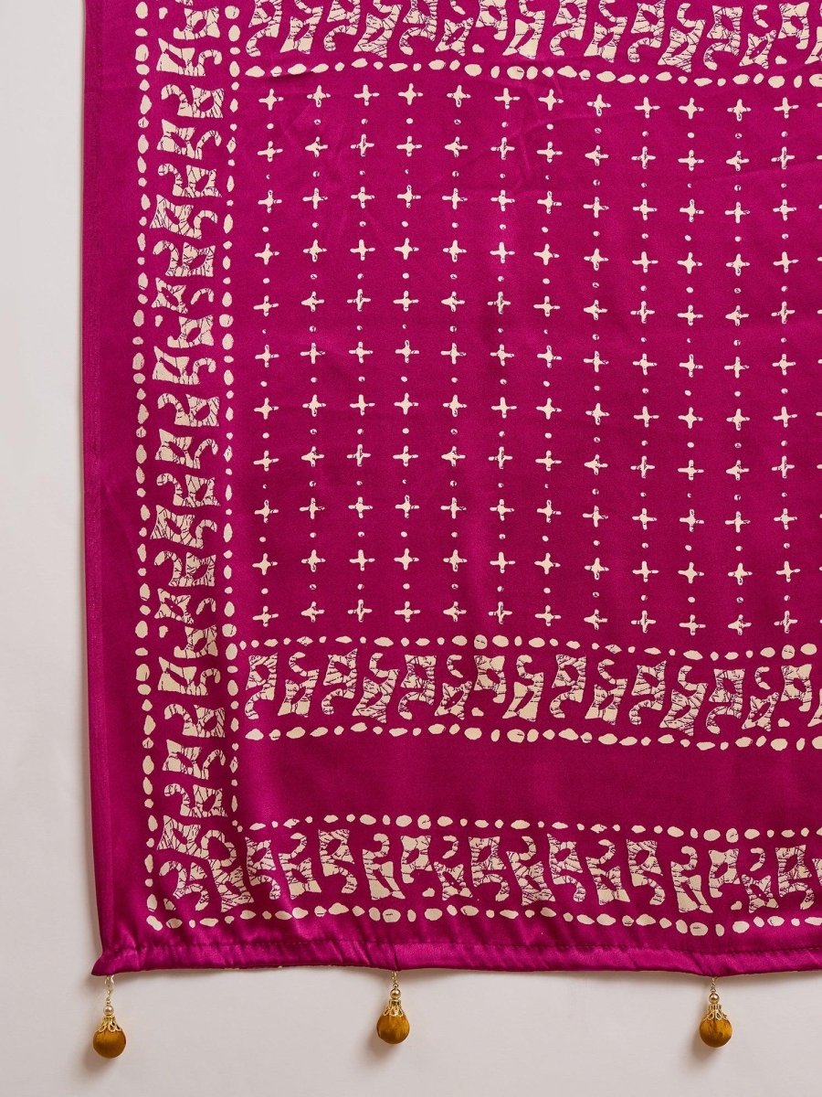 Semi Modal Yellow Printed Saree | EZB GF02 LUX 28002 - EZBER