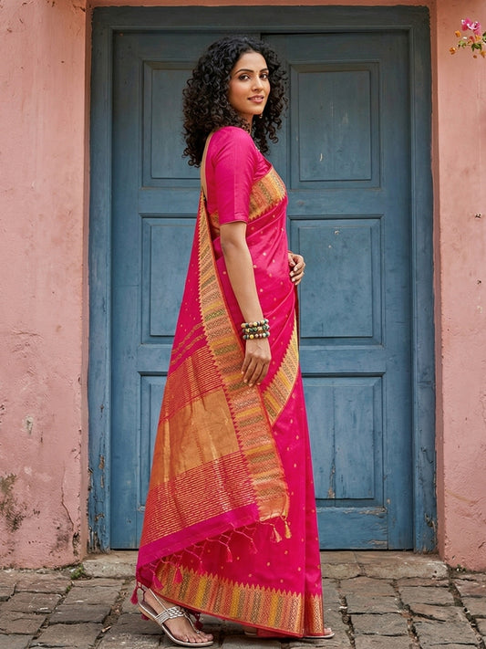 silk-blend-pink-brocade-saree-ezb-si04-sukan3006