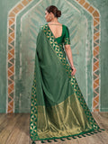 Green Art Silk Banarasi Saree | EZB SI04 SUKAT2005