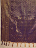 Purple Kanchivaram Silk Banarasi Saree | EZB SI04 SUKPS1007