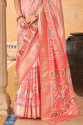 Thulian Pink Patola Saree - EZBER