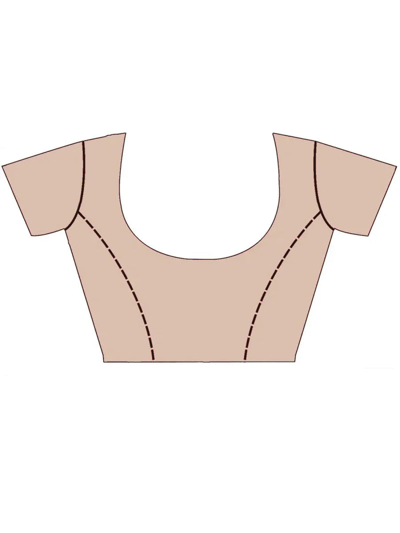 White Banarasi silk Saree with Blouse Piece  | EZBER