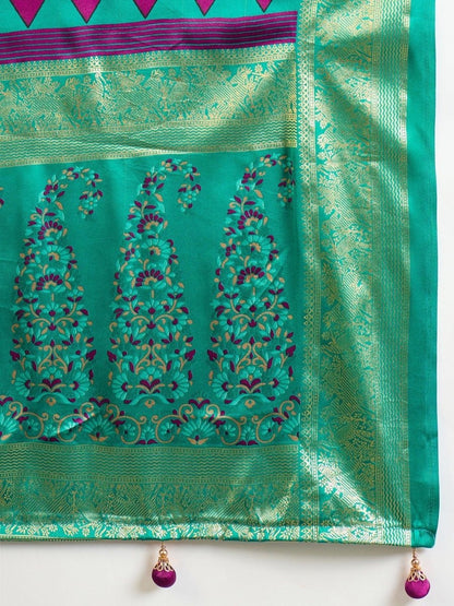 Wine Semi Modal Saree | EZB GF02 LUX 20006 - EZBER