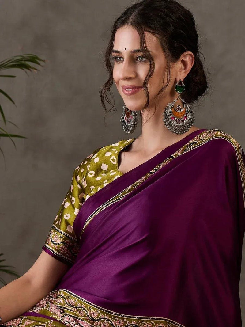 wine-semi-modal-saree-with-blouse-piece-4258945_4f810eb5-50b4-43fa-afda-faed2ba891a3 - EZBER